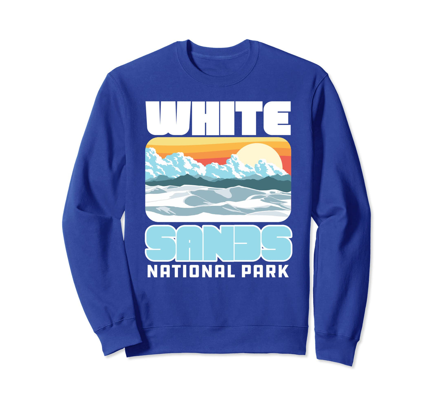 White Sand National Park 80S Sweatshirt - Unique Graphic for Adults