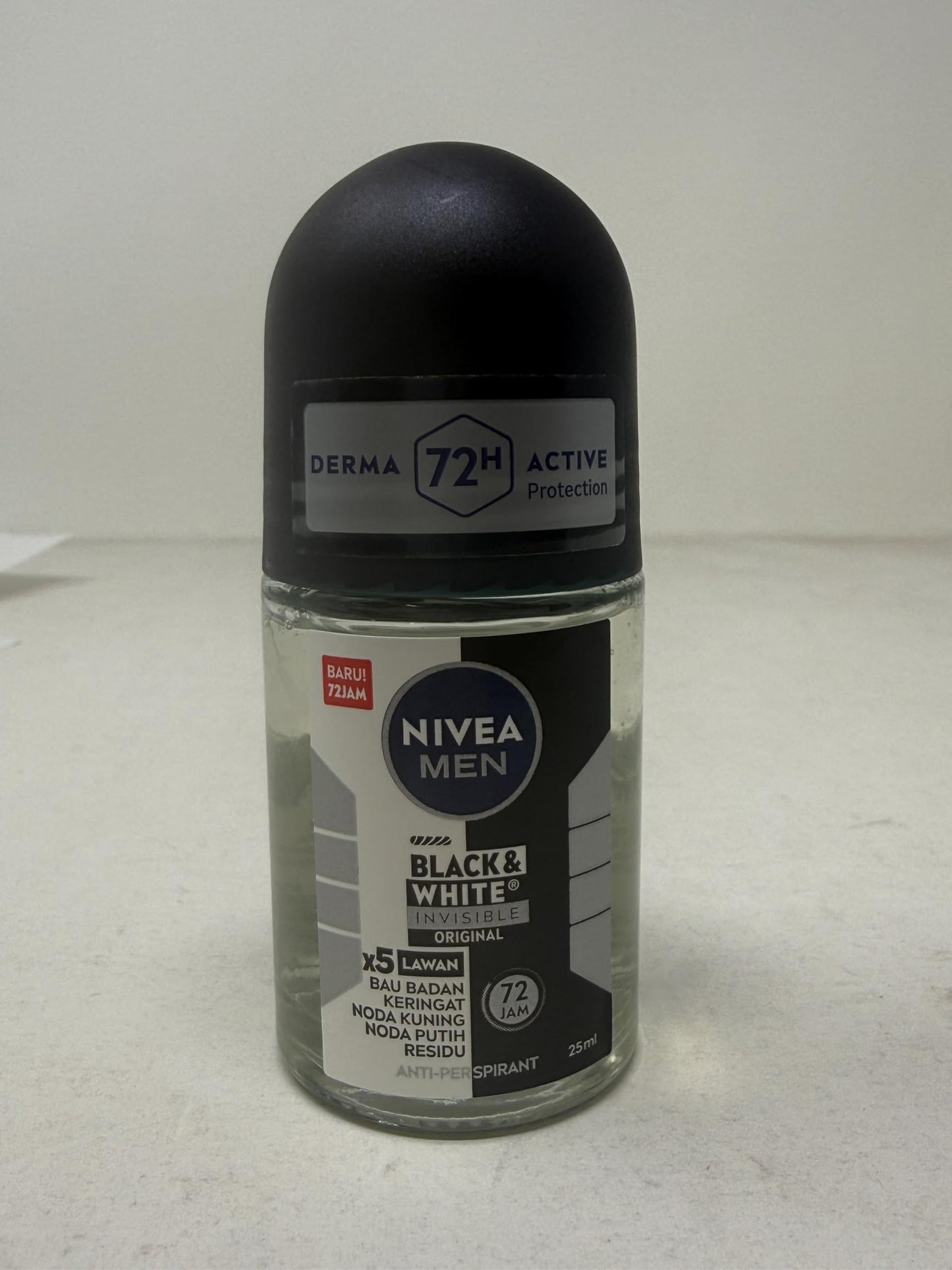 Nivea Men Invisible Deodorant Roll-On - Black & White Protection | 1.69 fl oz