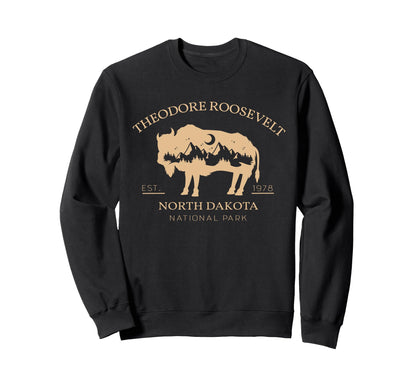 Us Theodore Roosevelt National Park Sweatshirt - Aesthetic Graphic Unisex