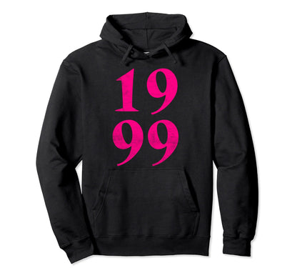 1999 Birthday Year Grunge 90S Hoodie - Custom Art Print Men Women