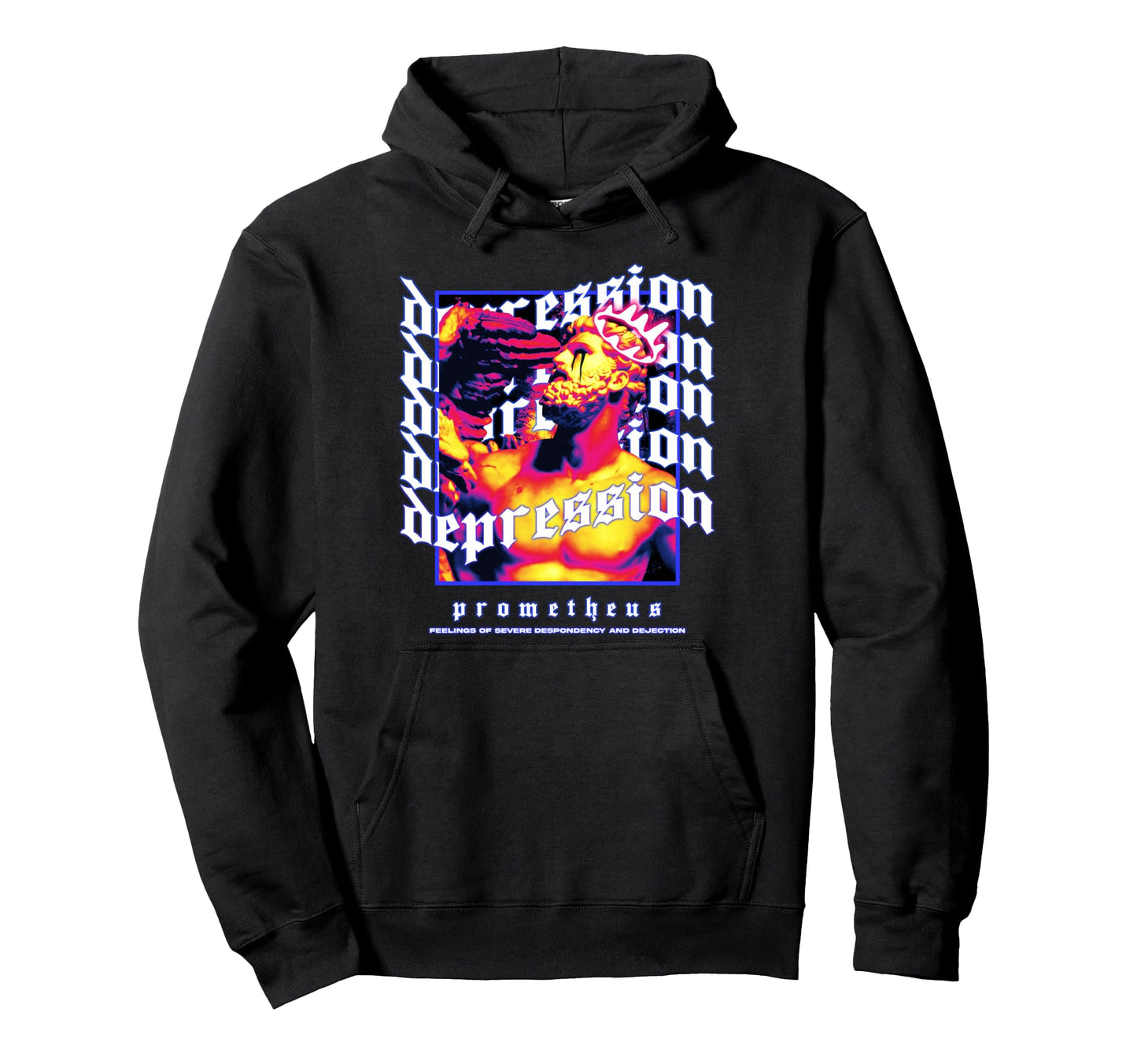 Prometheus Depression Greek Aesthetic Hoodie - Streetwear Style for Adults