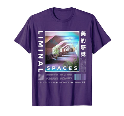 Liminal Spaces Internet 80S 90S T-Shirt - Graphic Print Men Women