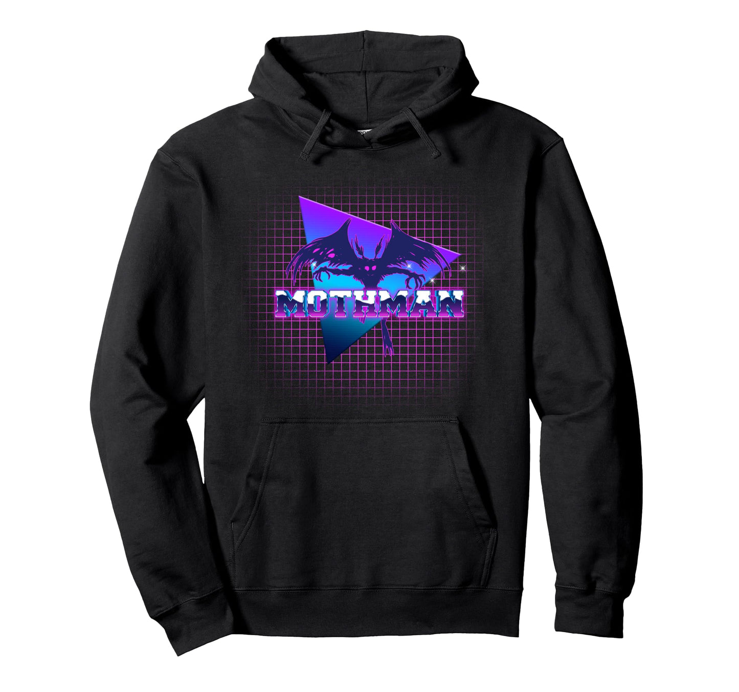 Vaporwave Aesthetic Mothman Hoodie - Aesthetic Graphic Men Women