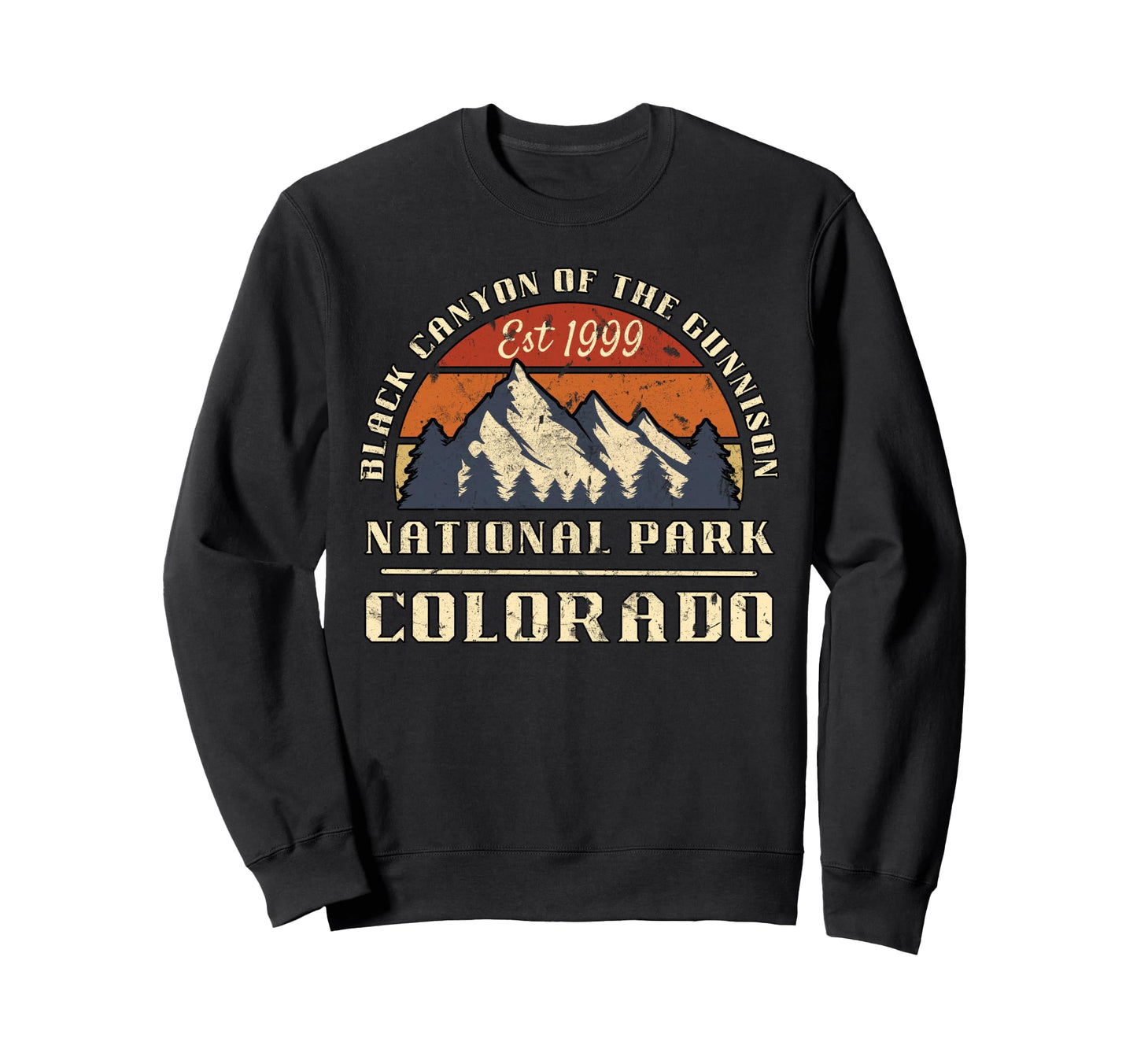 Black Canyon Gunnison National Park Sweatshirt - Graphic Print Men Women