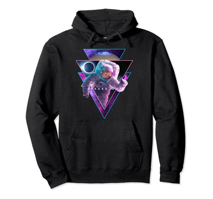 Astronaut Spaced Out Aesthetic Vaporwave Hoodie - Unique Graphic Men Women