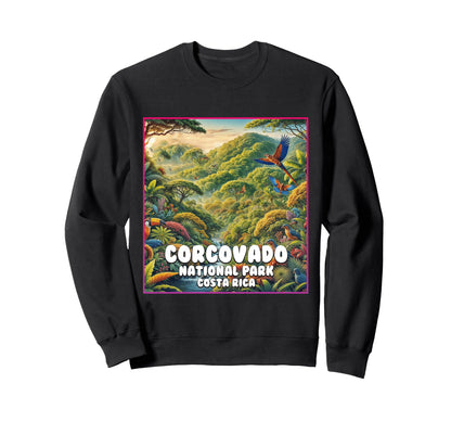 Corcovado National Park Costa Rica Sweatshirt - Graphic Print Unisex