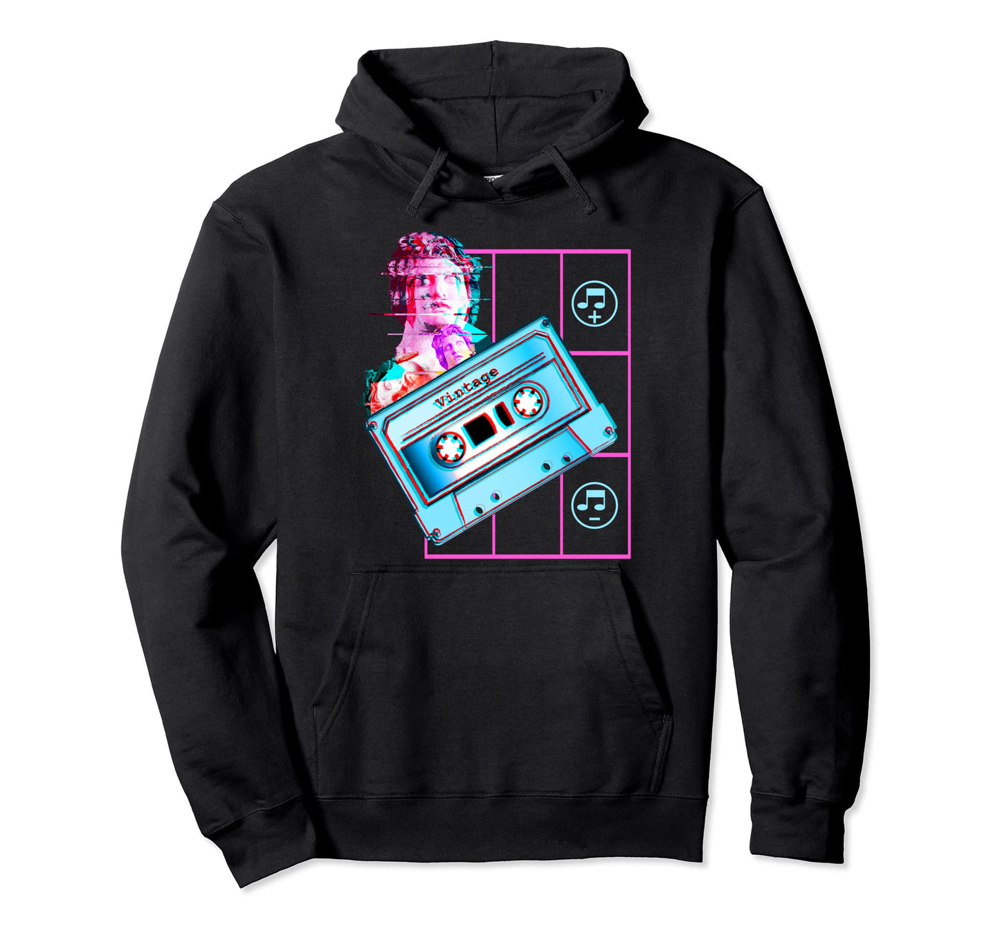 Greek Statue Vaporwave Aesthetic Japanese Hoodie - Trendy Graphic Unisex