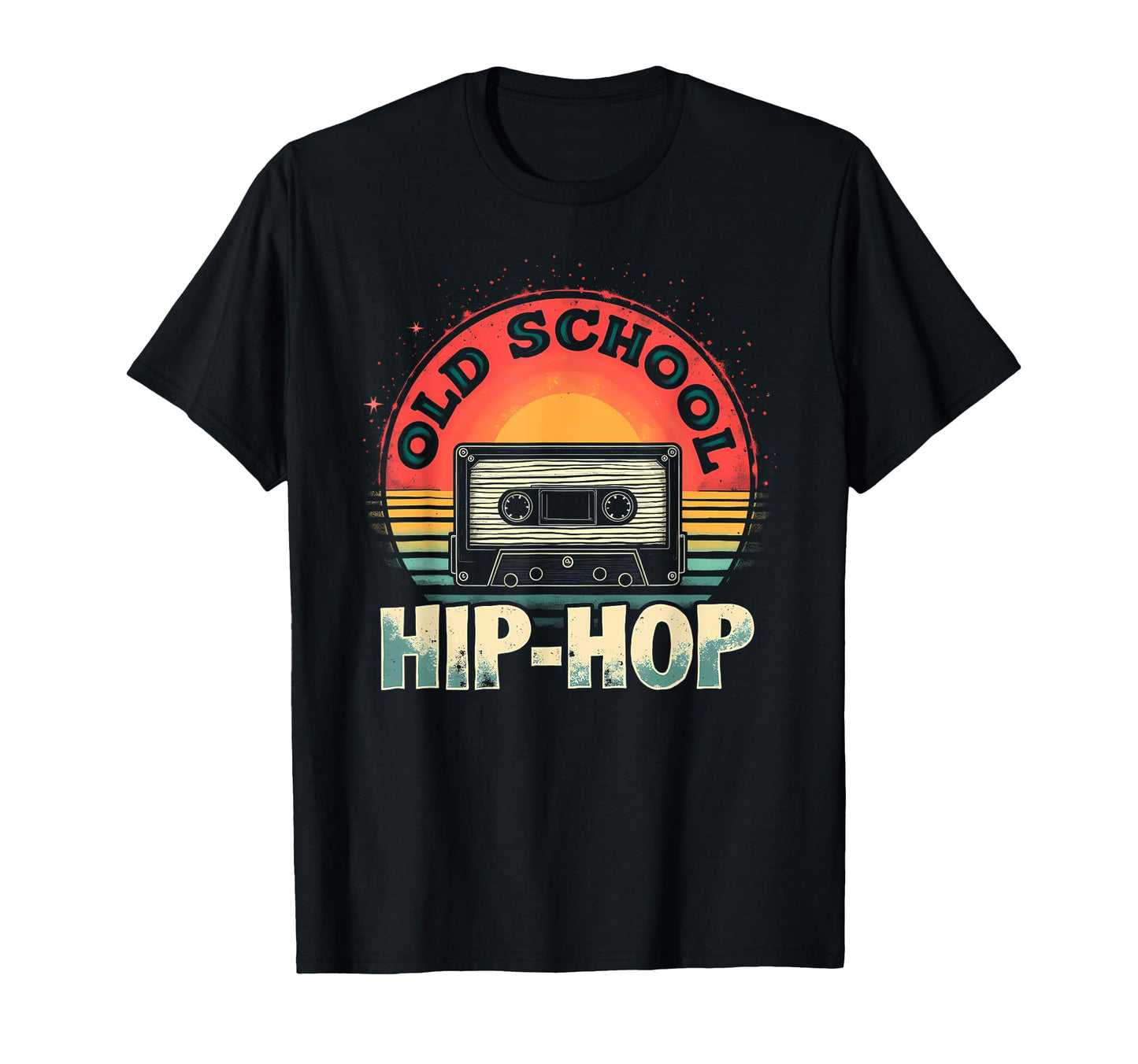 Groovy Old School Hiphop T-Shirt - Fun Novelty Design Men Women