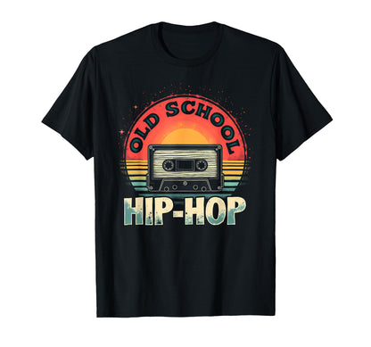Groovy Old School Hiphop T-Shirt - Fun Novelty Design Men Women