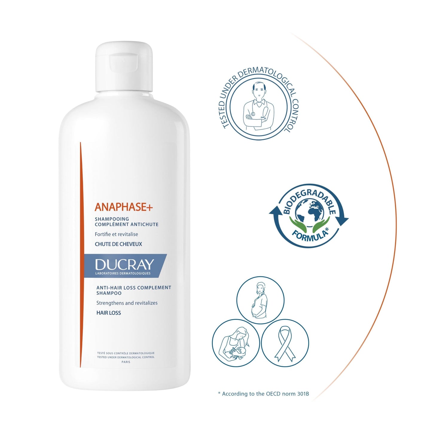 Ducray Nutricerat 200 ml worn hair shampoo