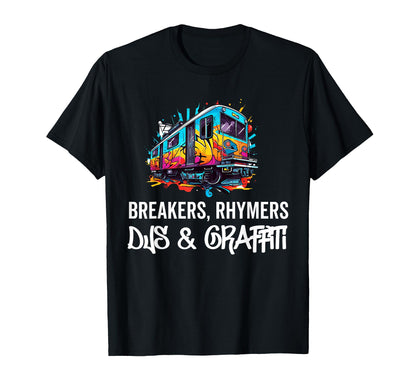 Hip Hop Old School 90S Music Rap 50Th T-Shirt - Aesthetic Graphic Unisex