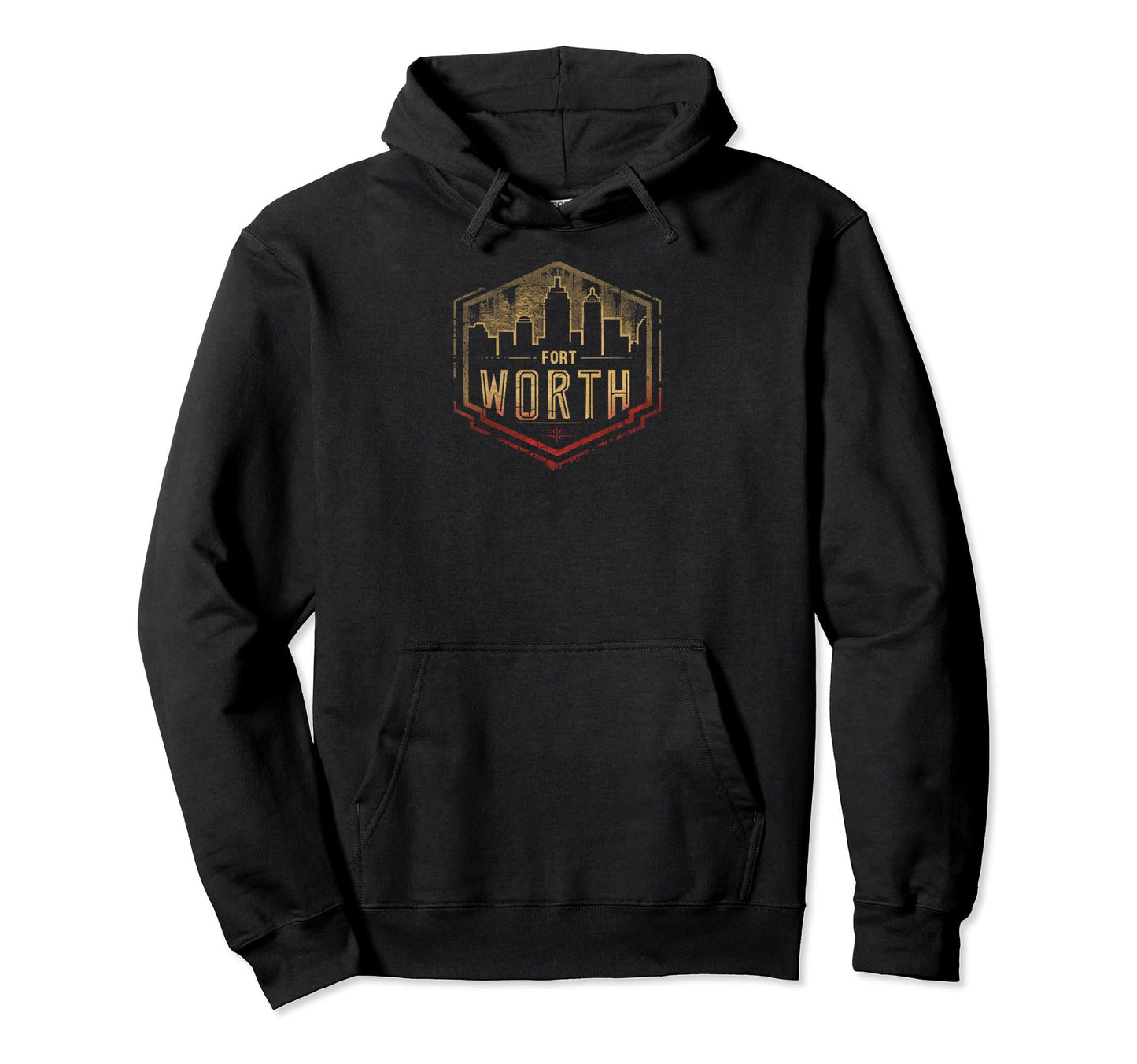 Fort Worth Grit 90S Grunge Urbandecay Hoodie - Aesthetic Graphic Men Women