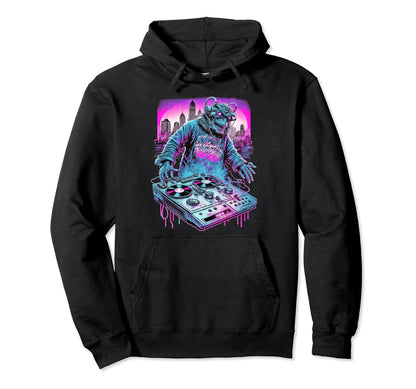 Vaporwave Aesthetic Synthwave Electro Hoodie - Custom Art Print Men Women