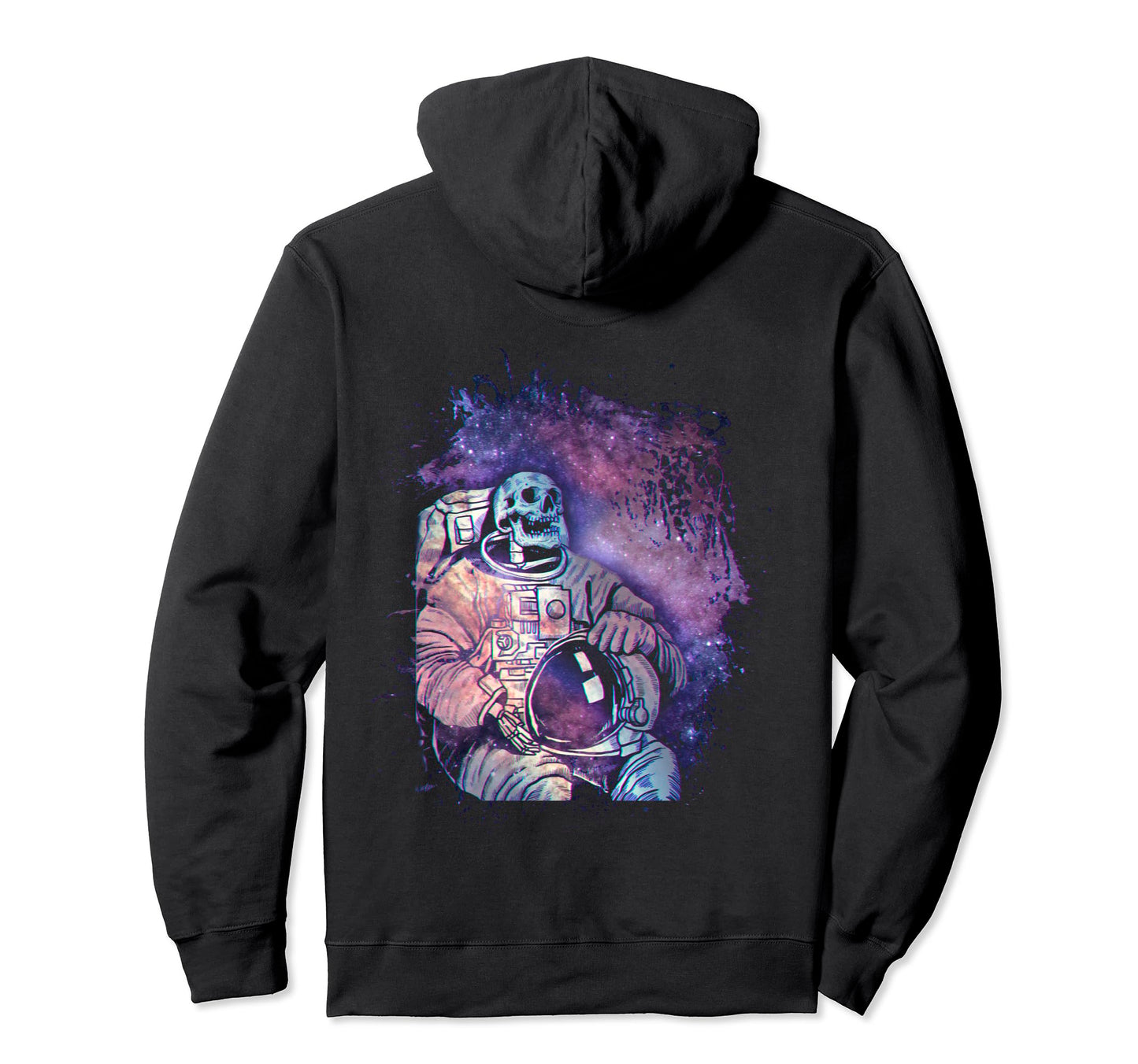 Vaporwave Aesthetic Japanese Skull Hoodie - Minimalist Print for Adults