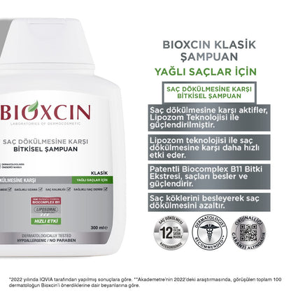 Bioxcin Oily Hair Shampoo - Genesis Technology | 300ml