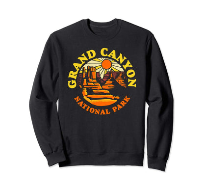 Grand Canyon National Park Arizona 80S Sweatshirt - Unique Graphic Unisex