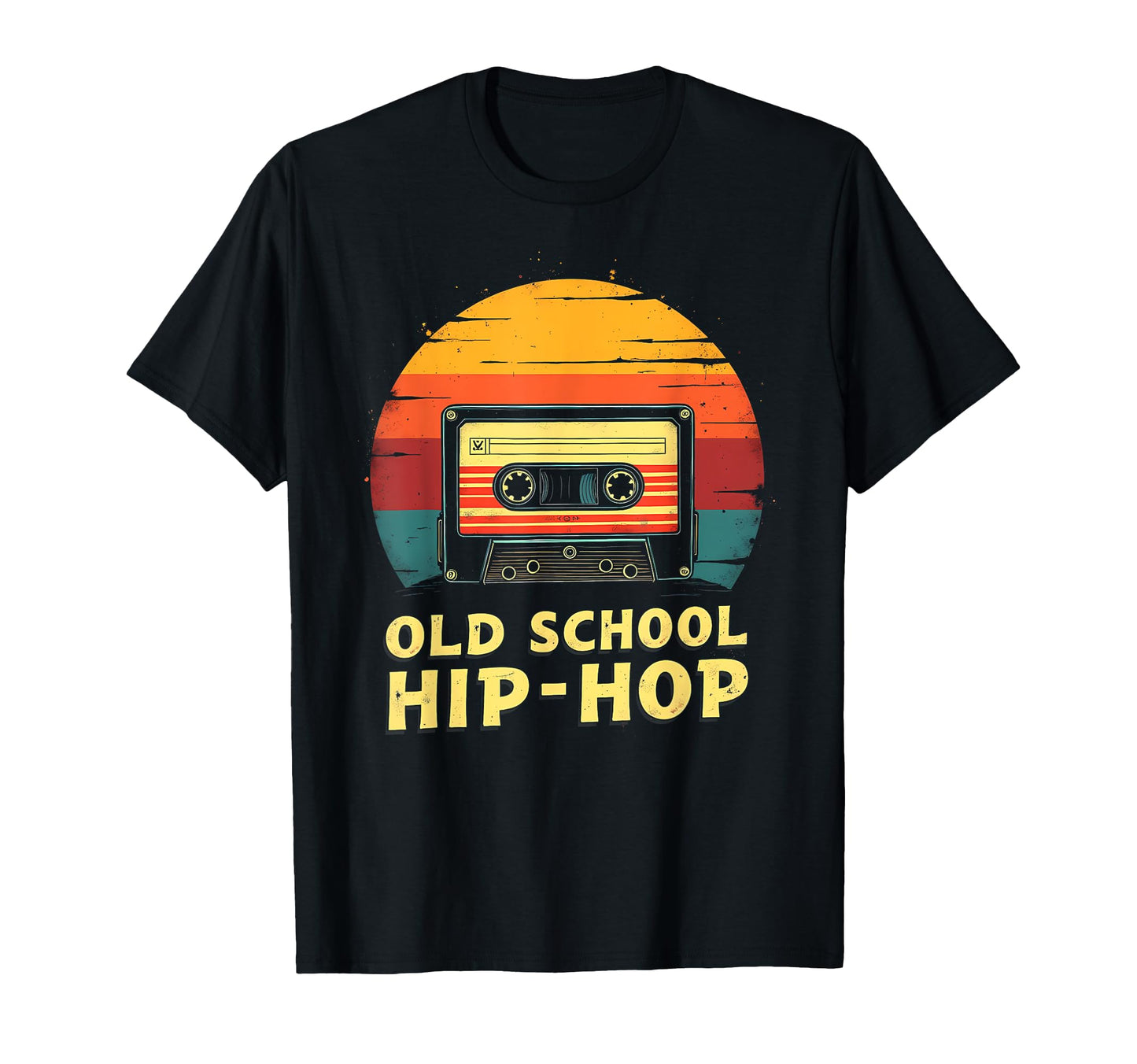 Old School Hiphop T-Shirt - Minimalist Print Men Women