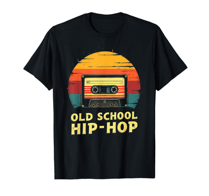 Old School Hiphop T-Shirt - Minimalist Print Men Women