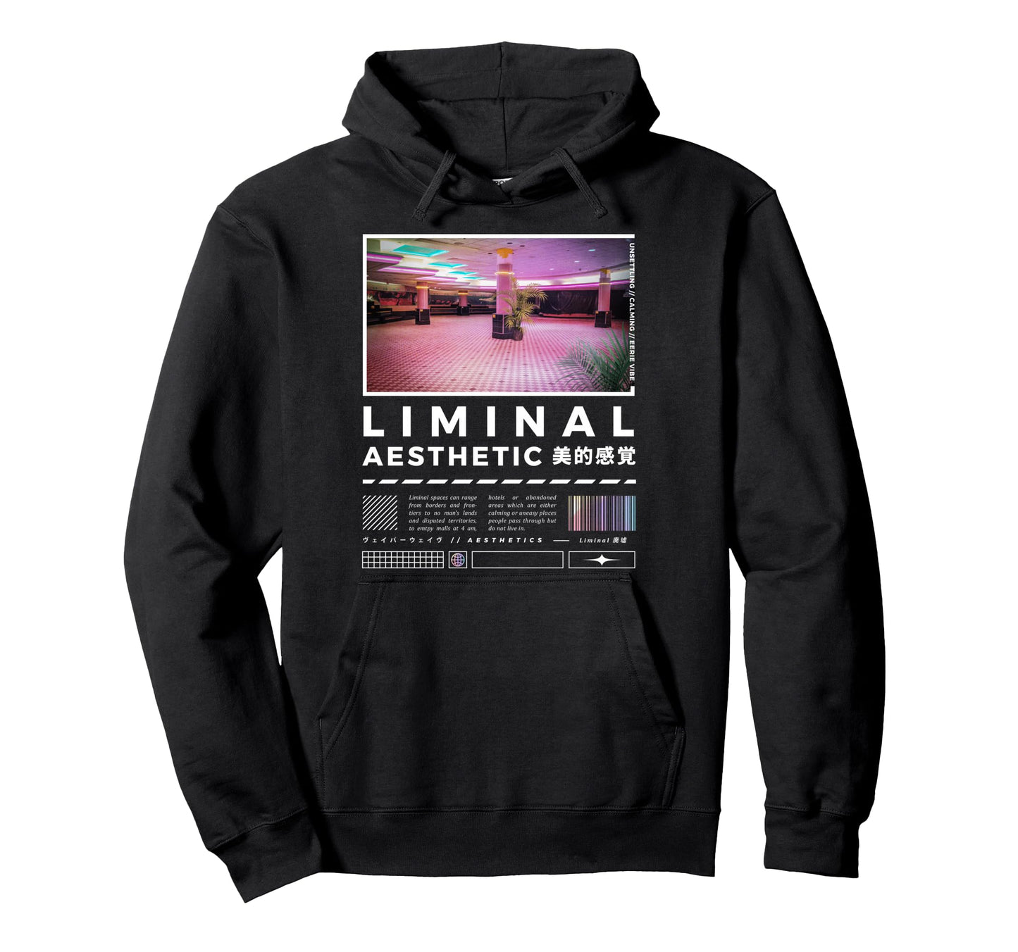 Liminal Spaces Internet 80S 90S Hoodie - Novelty Apparel for Adults