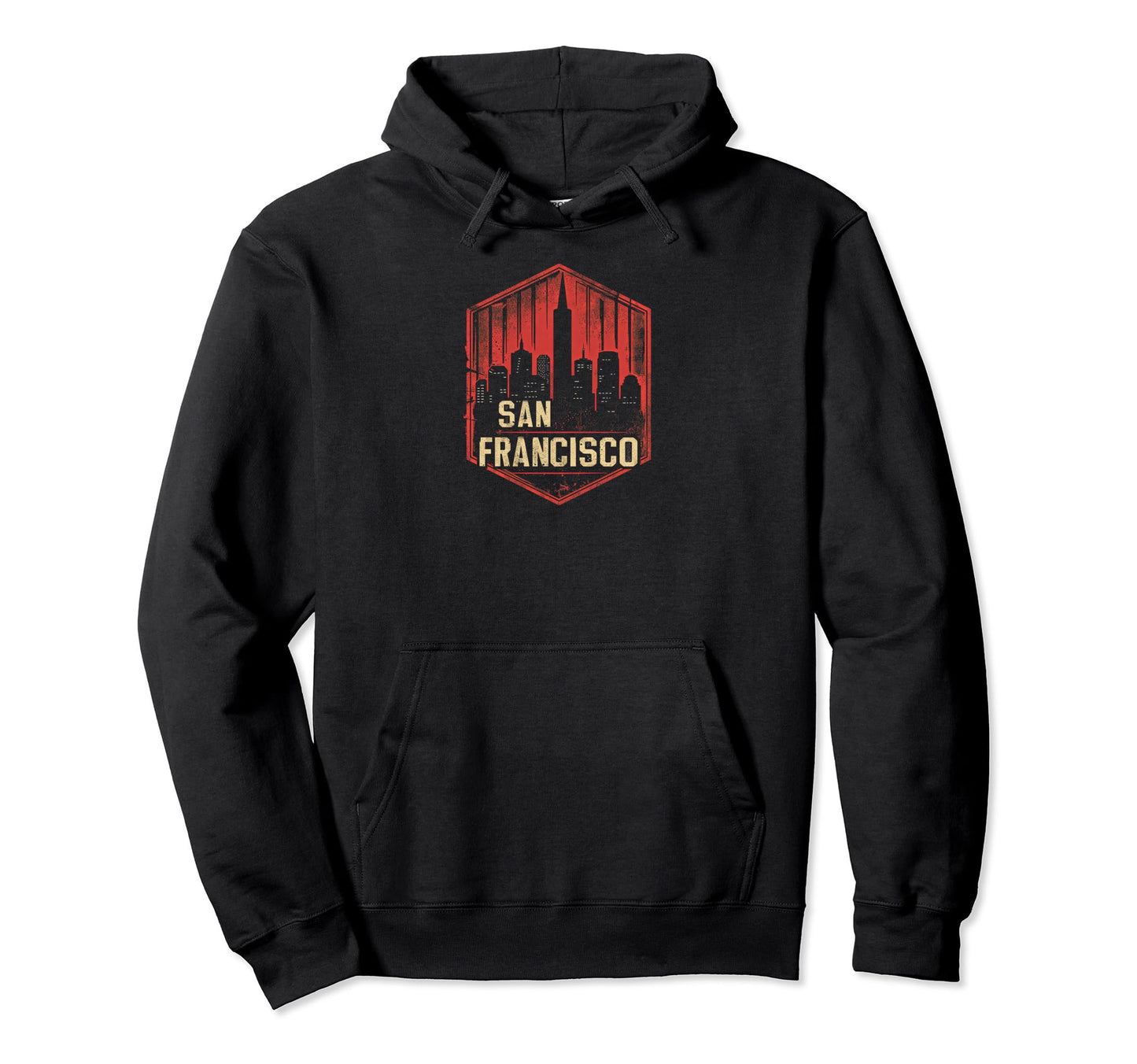 San Francisco Grit 90S Grunge Hoodie - Aesthetic Graphic for Adults
