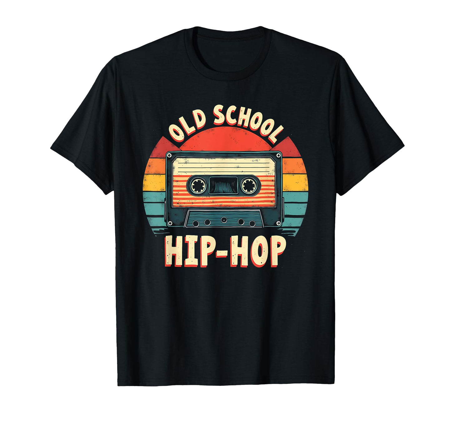 Fuzzy Old School Hiphop T-Shirt - Fun Novelty Design for Adults