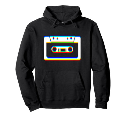 Glitch Art Optical Illusion Vaporwave Hoodie - Custom Art Print Unisex