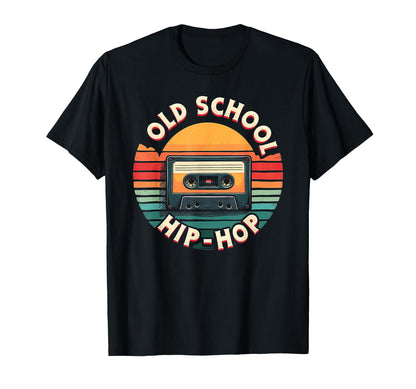 Warm Old School Hiphop T-Shirt - Fun Novelty Design for Adults