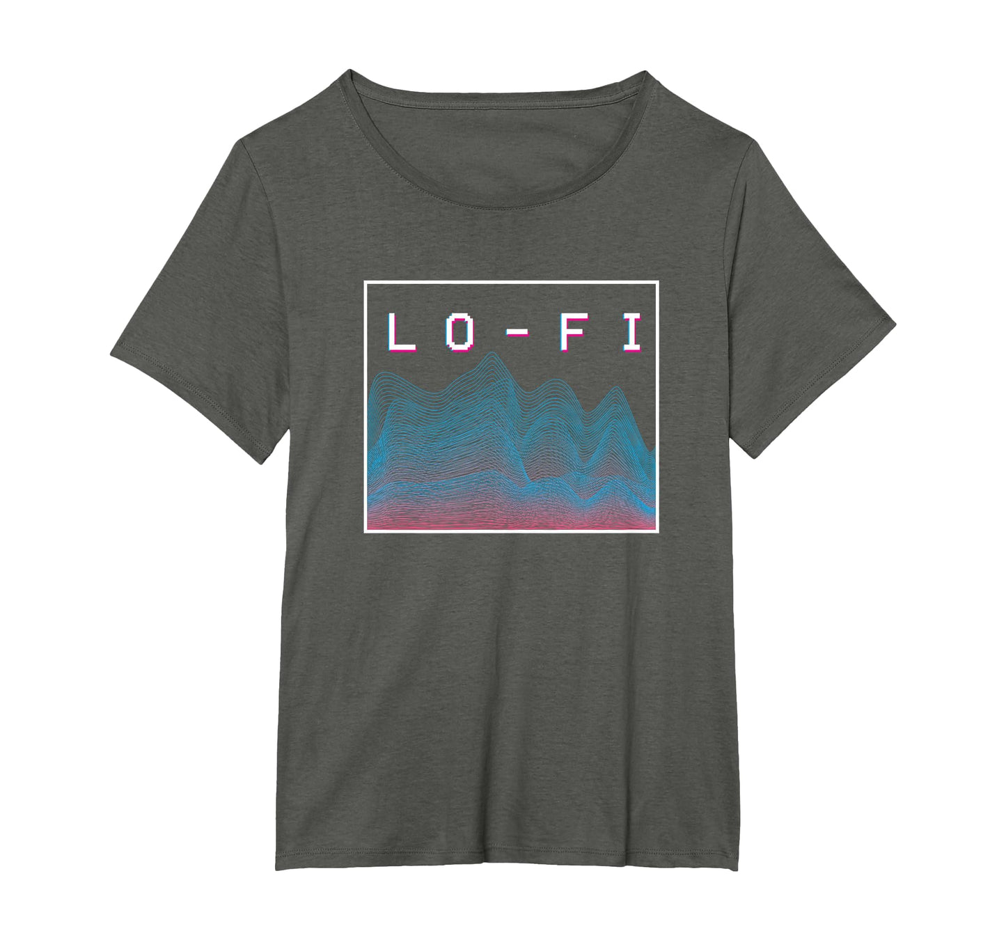 Lo Fi Hip Hop Soundwave Vaporwave T-Shirt - Aesthetic Graphic Unisex