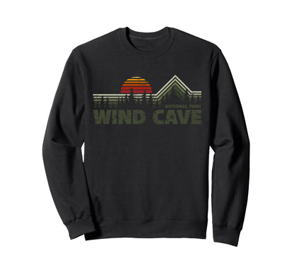 Wind Cave National Park South Dakota Sweatshirt - Graphic Print for Adults
