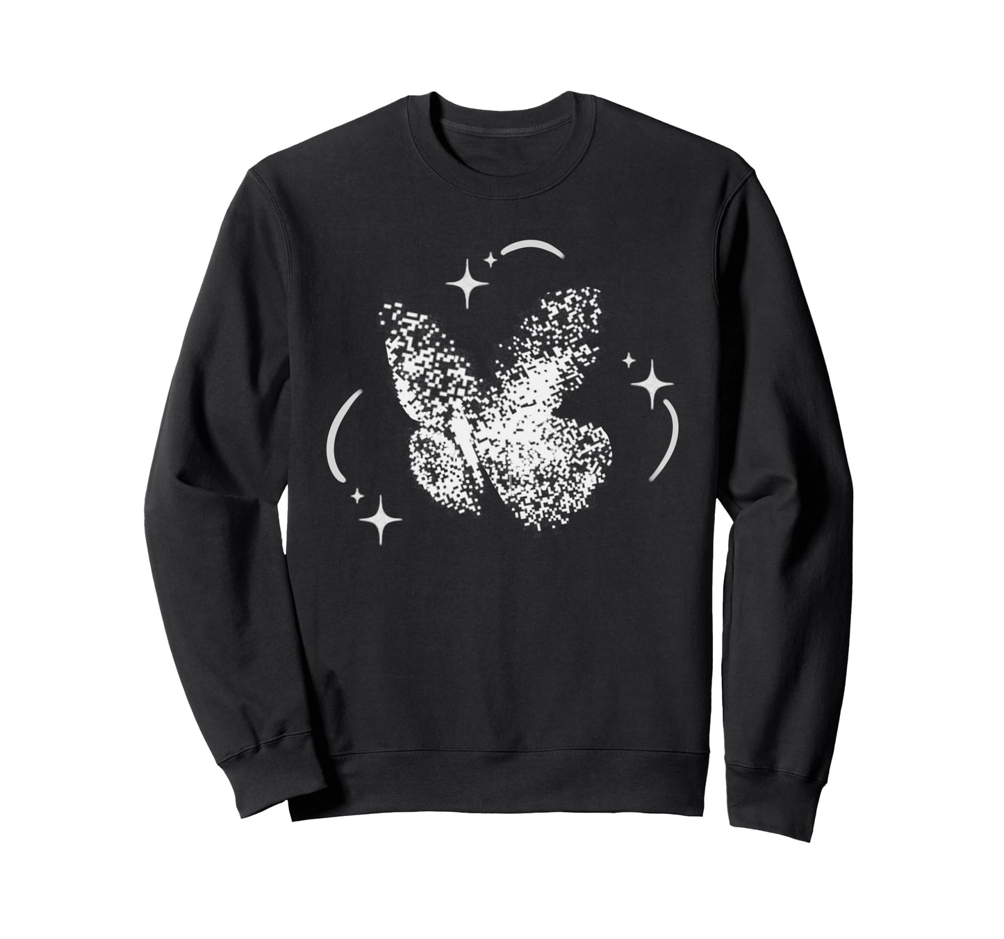 Y2K 90S Tattoo Dotwork Stippling Sweatshirt - Aesthetic Graphic for Adults