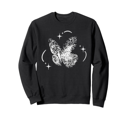 Y2K 90S Tattoo Dotwork Stippling Sweatshirt - Aesthetic Graphic for Adults