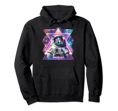 Astronaut Spaced Out Space Art Hoodie - Casual Everyday Wear Unisex