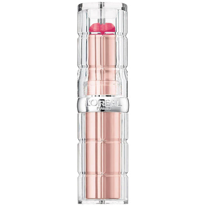 L'Oreal Paris Makeup Colour Riche Plump and Shine Lipstick, for Glossy, Radiant, Visibly Fuller Lips with an All-Day Moisturized Feel, 104 Guava Plump, 0.1 oz.