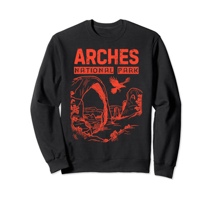 Arches National Park Sweatshirt - Fun Novelty Design Unisex