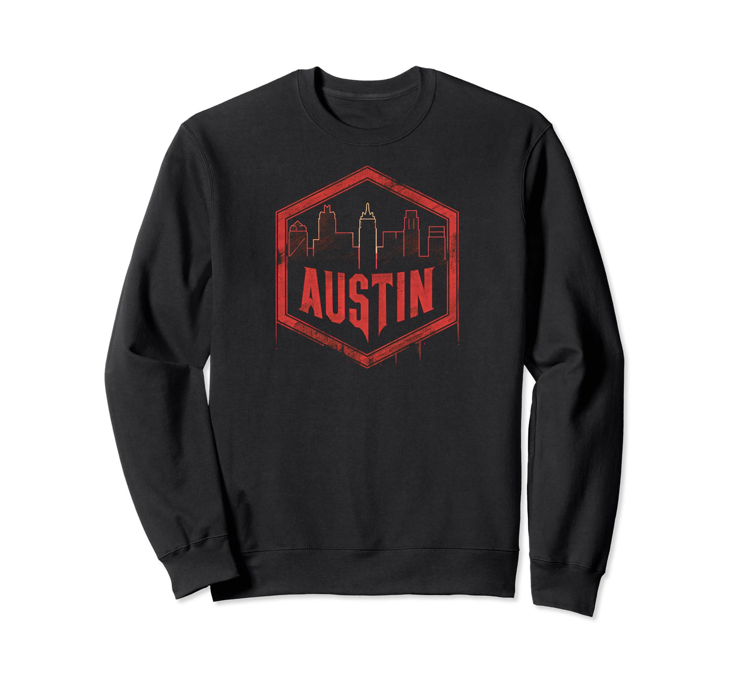 Austin Grit 90S Grunge Urbandecay Sweatshirt - Trendy Graphic Men Women