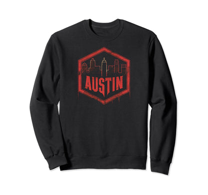 Austin Grit 90S Grunge Urbandecay Sweatshirt - Trendy Graphic Men Women