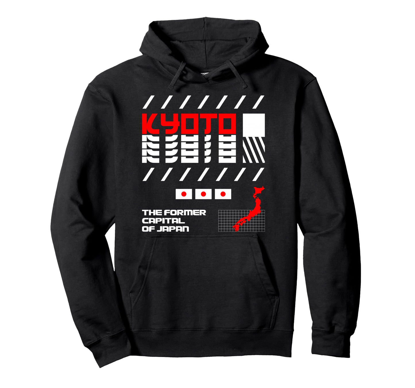 Kyoto Japan Capital Japan Anime Aesthetic Hoodie - Graphic Print Men Women