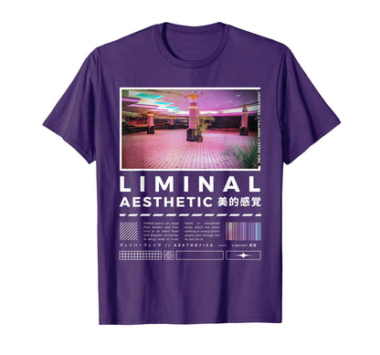 Liminal Spaces Internet 80S 90S T-Shirt - Fun Novelty Design Men Women