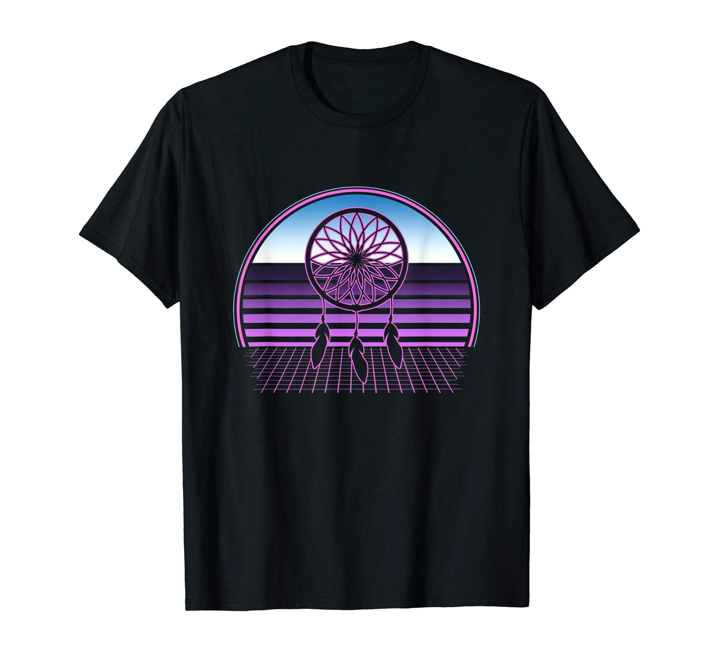 Dream Catcher 80S Vaporwave Aesthetic T-Shirt - Unique Graphic Unisex