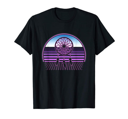 Dream Catcher 80S Vaporwave Aesthetic T-Shirt - Unique Graphic Unisex