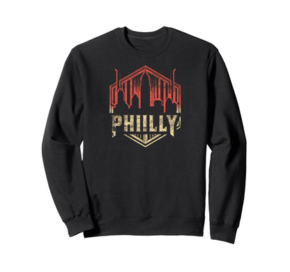Philly Grit 90S Grunge Urbandecay Sweatshirt - Custom Art Print for Adults