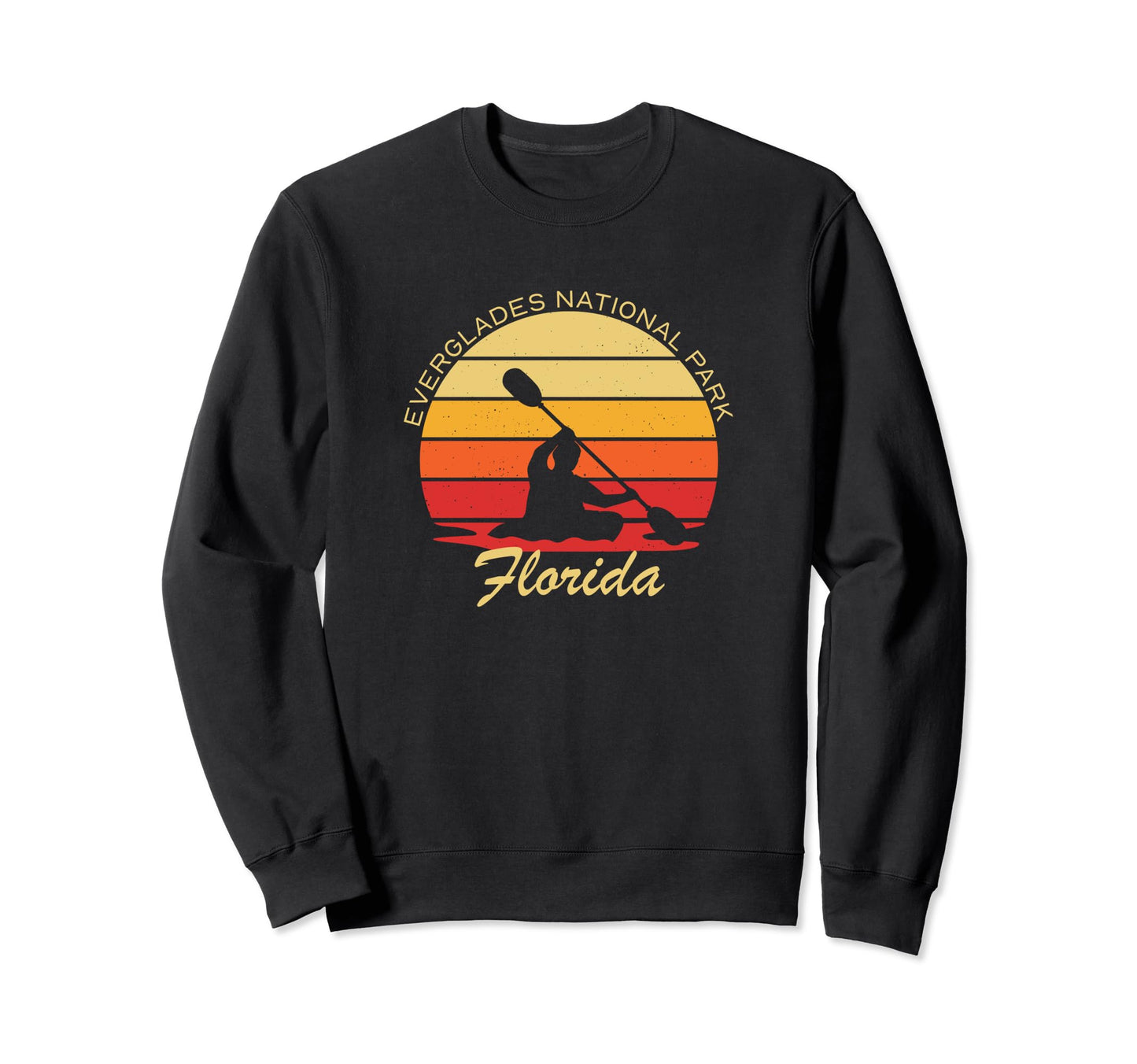 Kayak Everglades National Park Sweatshirt - Casual Everyday Wear Unisex