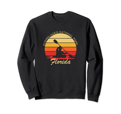Kayak Everglades National Park Sweatshirt - Casual Everyday Wear Unisex