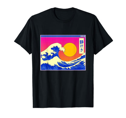Great Wave Off Kanagawa Japanese Art T-Shirt - Unique Graphic Unisex