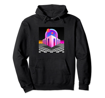 Aesthetic Vaporwave Synthwave Retrowave Hoodie - Unique Graphic Men Women