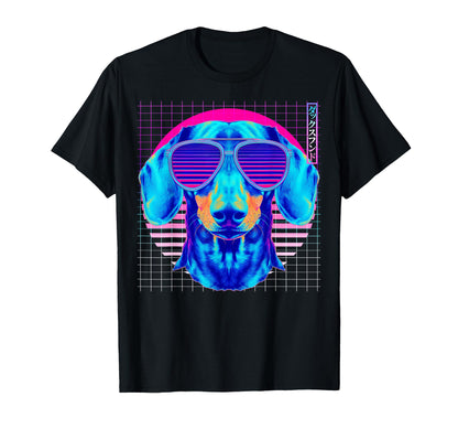 Dachshund Sunglasses Doxie Dog T-Shirt - Fun Novelty Design Unisex