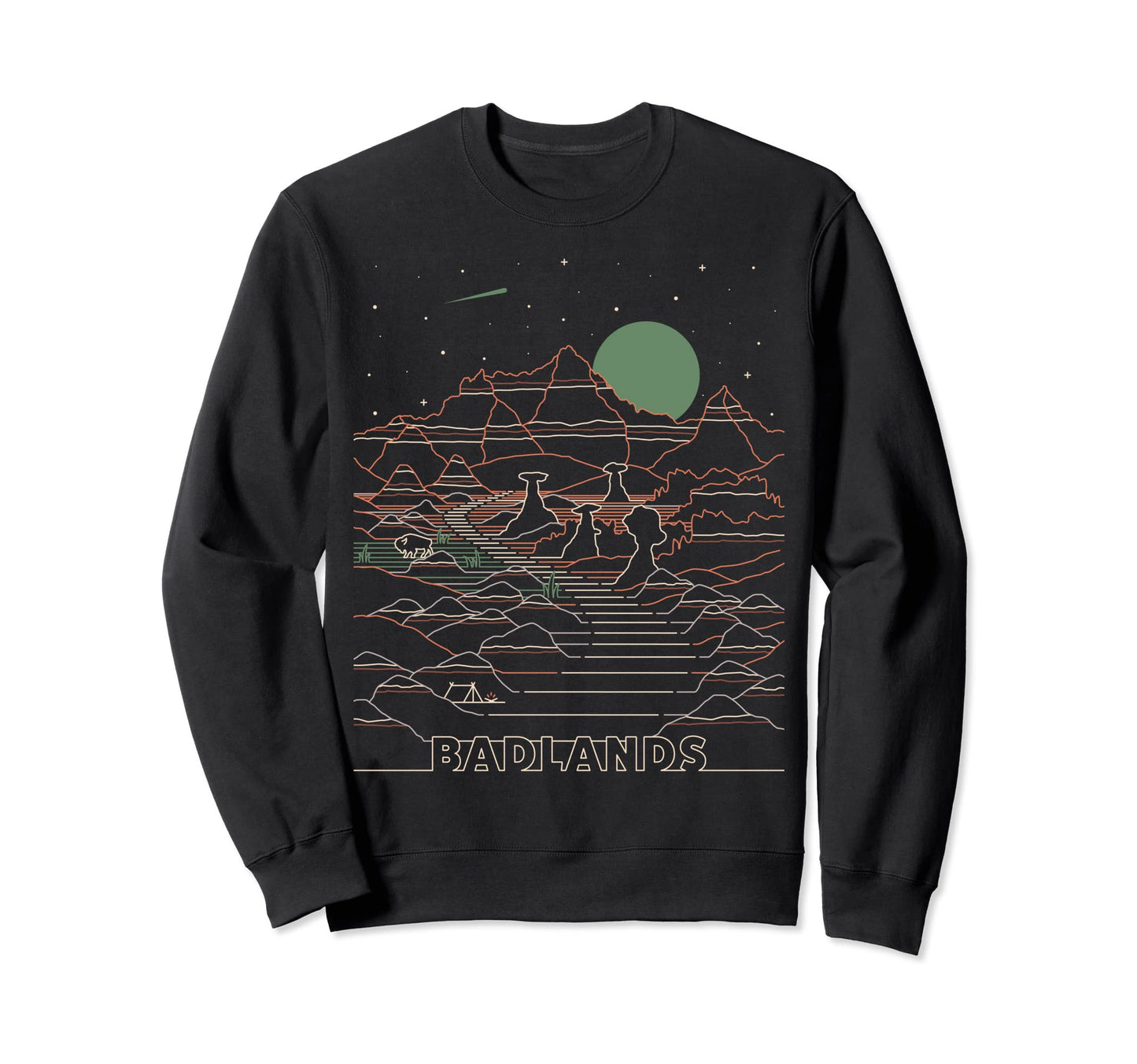 Badlands National Park South Dakota Sweatshirt - Graphic Print Men Women