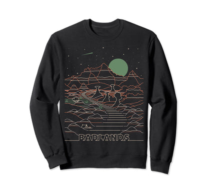 Badlands National Park South Dakota Sweatshirt - Graphic Print Men Women