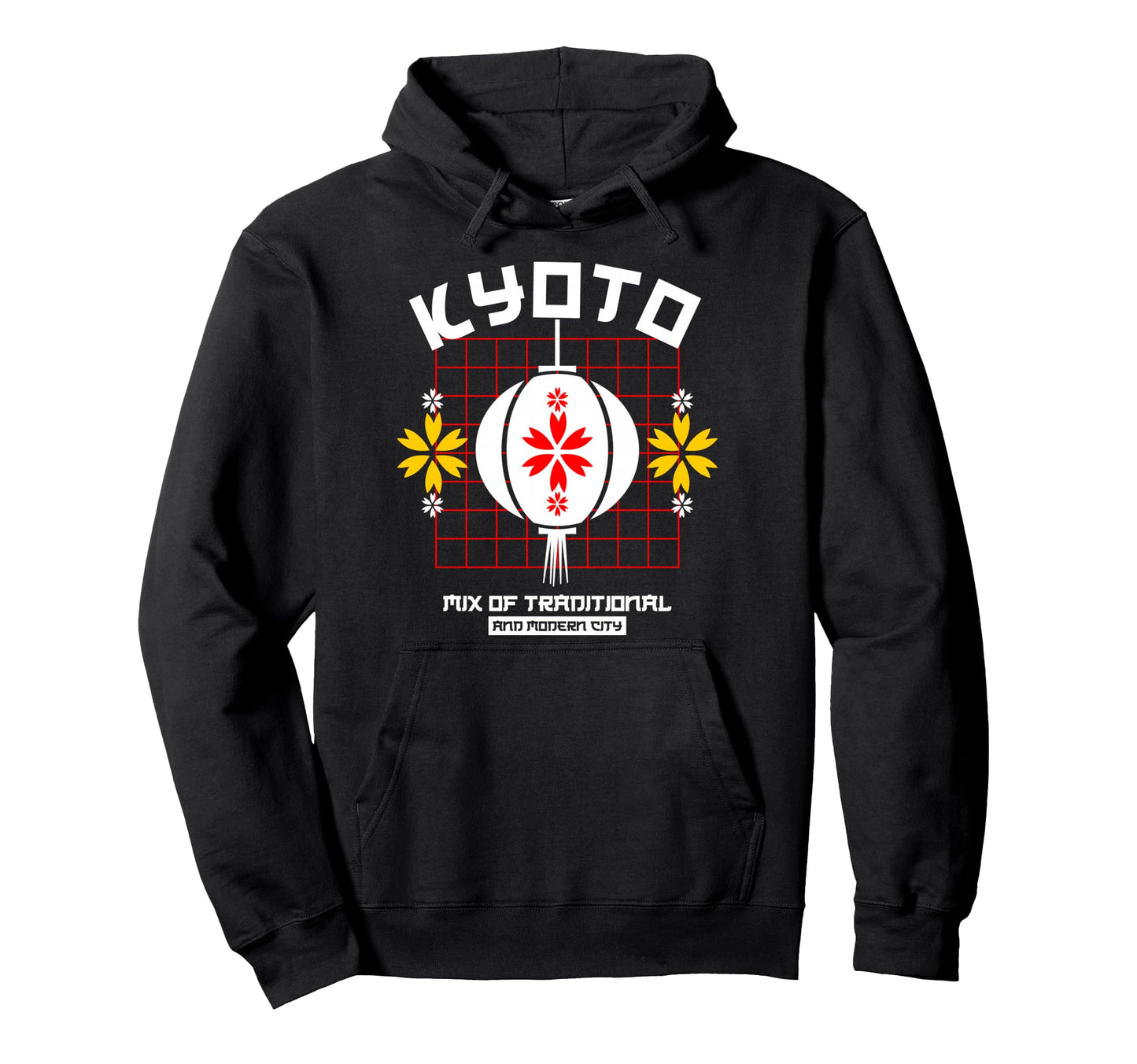 Kyoto Modern City Japan Anime Aesthetic Hoodie - Unique Graphic Men Women