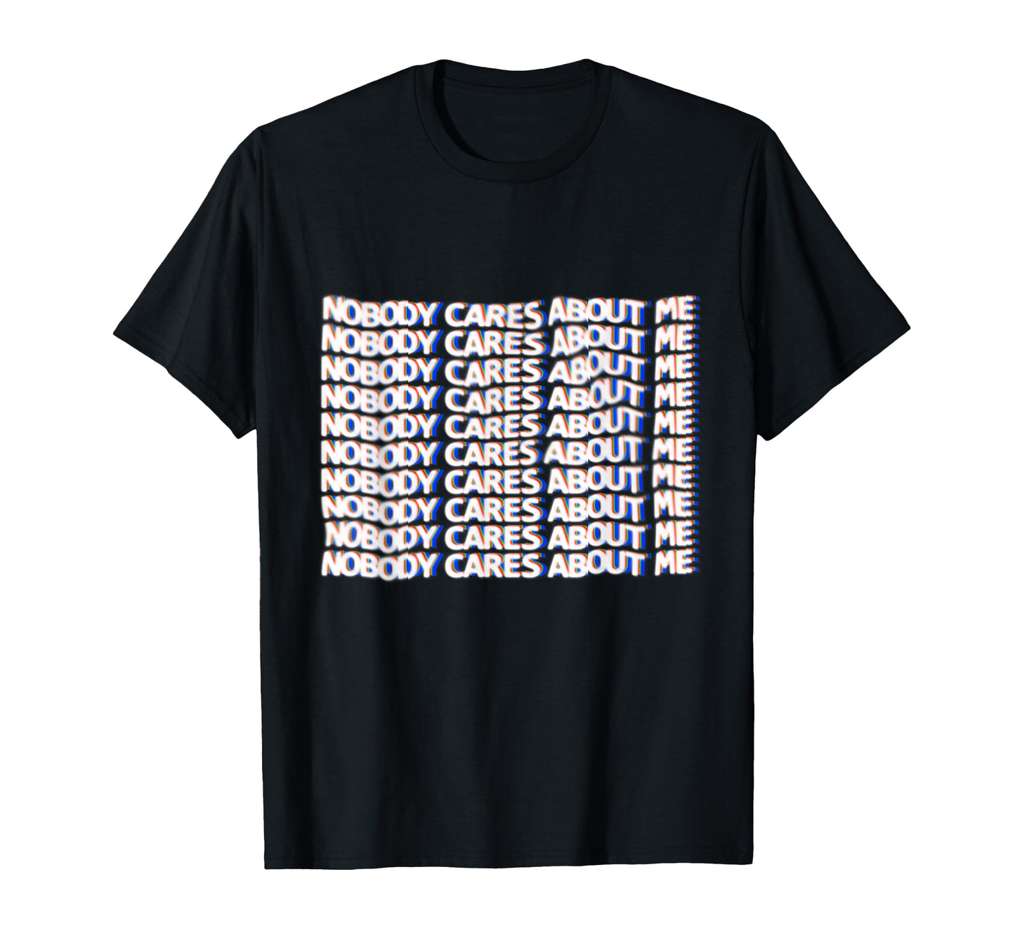 Vaporwave Aesthetic Nobody Cares About T-Shirt - Fun Novelty Design Unisex